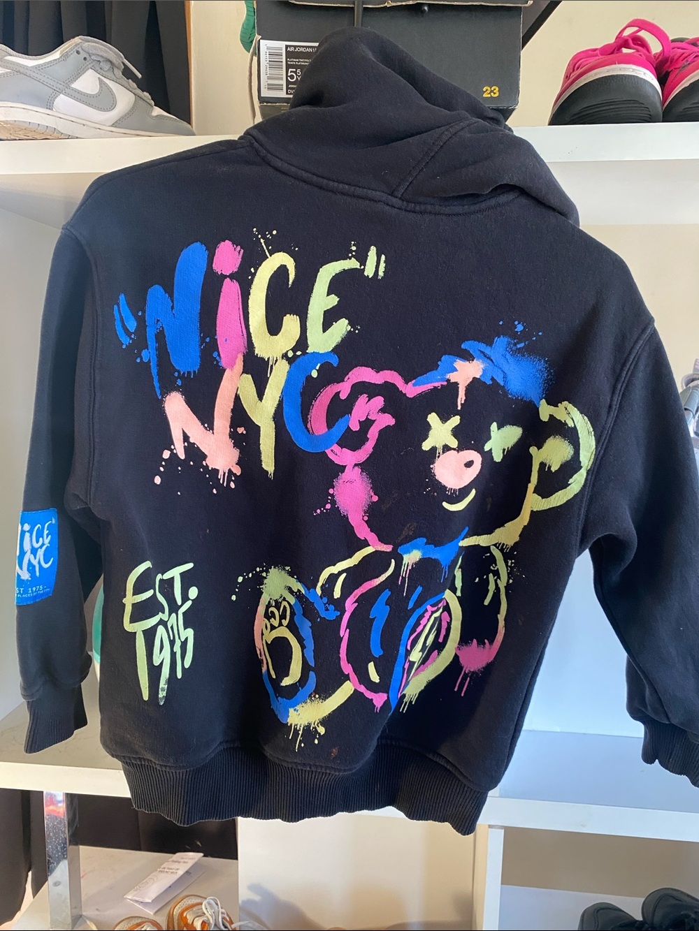 Zara Boys Size 8 Graphic Hoodie Like New